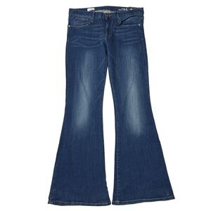 {GAP 1969 Vintage} "Super Flare" Blue Low to Mid Rise Stretch Denim Jeans